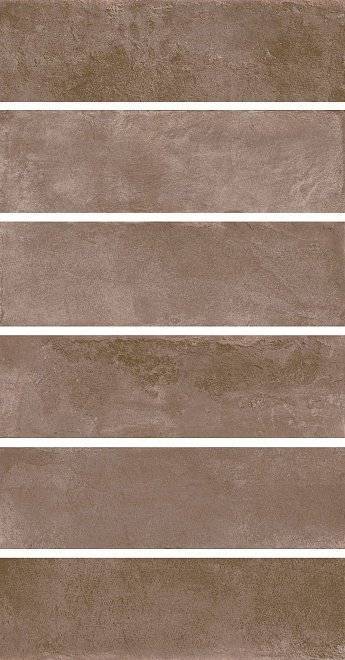 Керамическая плитка Kerama Marazzi Маттоне 2908 коричневый 28.5x8.5