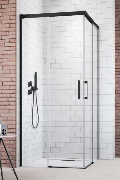 Душевая дверь Radaway Idea Black KDD 90 Left 387060-54-01L Черный, Прозрачное 90x200.5