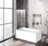 Шторка на ванну BelBagno UNO-V-1-90/150-CH-CR хром фото 2