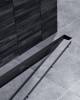Душевой лоток Timo Drain System DS230206/03 двухсторонняя решетка, черный фото 5