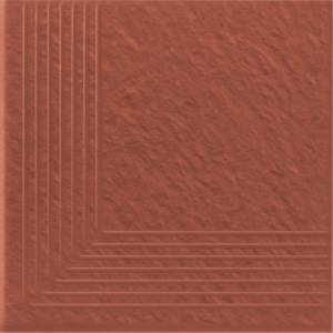Клинкерная плитка Opoczno Simple red Stopnica Narozna 3-D 30x30