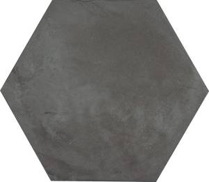 Керамогранит Marca Corona Terra 0094 Nero Esagono 21.6x25