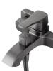 Смеситель для ванны Wonzon & Woghand WW-88037072-BGM с душем, темный графит фото 5