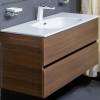 Тумба под раковину Armadi Art Vallessi 837-120-D 120x46 см dark oak матовый 2 полки