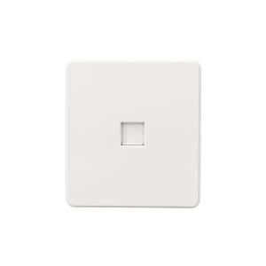Розетка компьютерная RJ45 Kranz Round KR-78-0724-1 перламутр