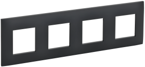 Рамка 4-постовая IEK Skandy SK-M42-K53 графит