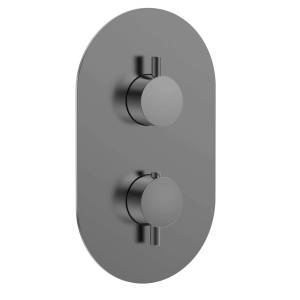 Термостатический смеситель AQUAme Siena AQM8806GM с внутренней частью, металл