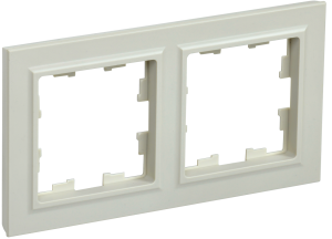 Рамка 2-постовая IEK Brite BR-M22-K10 бежевый