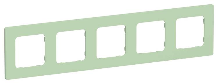 Рамка 5-постовая IEK Flite FI-M52-32-20-K93 фисташковый
