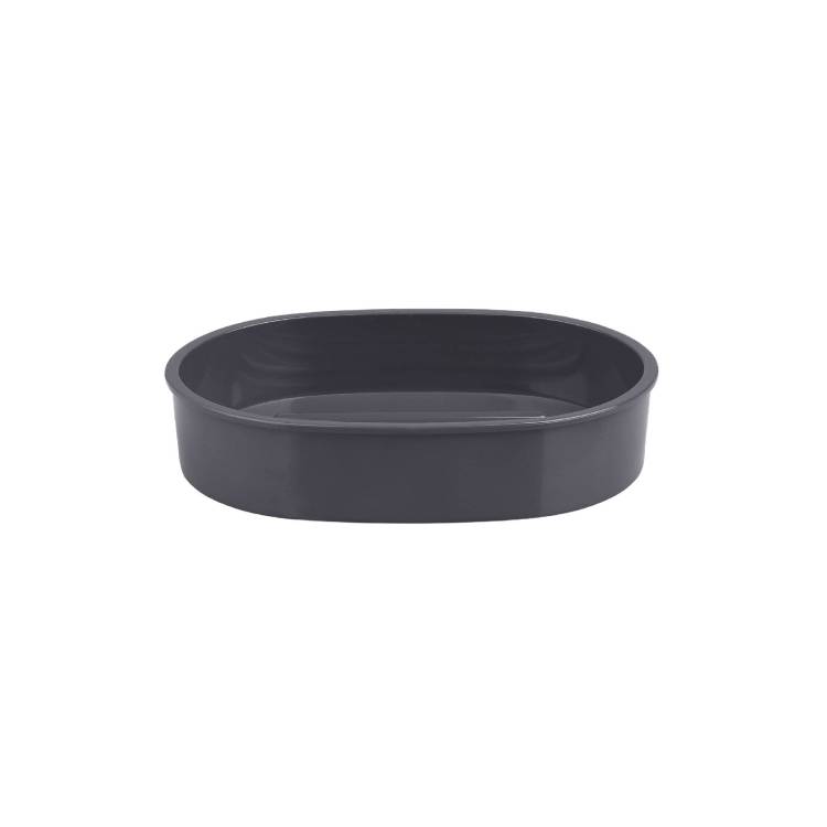 Мыльница Fixsen Round Gray FX-453-4 серая
