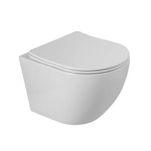 Унитаз подвесной BelBagno Sfera-Tor BB046CH-TOR/SC безободковый, с крышкой-сиденьем микролифт