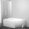 Шторка на ванну Ravak Rosa CVSK1 140/150 L Transparent, профиль блестящий