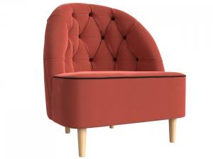 Кресло Лига Диванов Амиса 110050 Коралловый\Коричневый 76/65/82