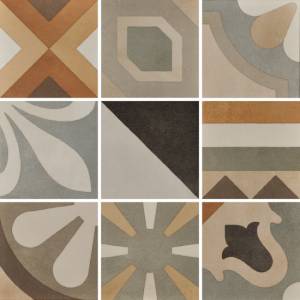 Керамогранит Fioranese Cementine Boho CMB20DM Boho_Mix naturale 20x20