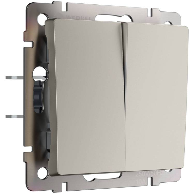 Выключатель двухклавишный Werkel W1223004