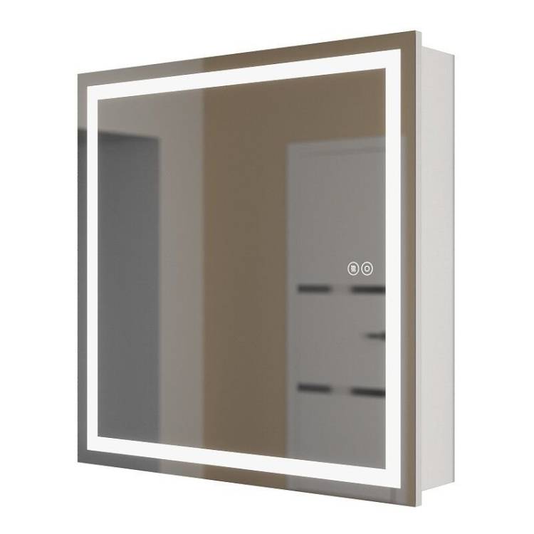 Зеркало-шкаф Uperwood Tanos ZTanos70w с подсветкой, 70x70 см