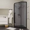 Душевой уголок Cerutti Spa C3AB черный алюминий, серое стекло фото 5