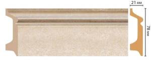 Плинтус DECOMASTER D122-18D 240x2.1x7.8