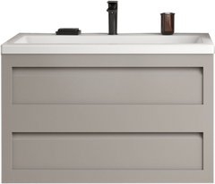 Тумба для комплекта Art&Max Platino 90, подвесная, светло-серая матовая