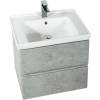 Тумба с раковиной Art&Max Techno подвесная, 70, бетон лофт натуральный фото 2