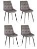 Набор из 4 стульев Stool Group Флекс OS-2499-V seat HLR-22 DUAL X4 светло-серый