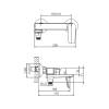 Смеситель для ванны с душем Belz B60715 хром фото 2