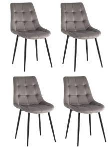 Набор из 4 стульев Stool Group Флекс OS-2499-V seat HLR-22 DUAL X4 светло-серый