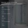 Душевая кабина AM.PM X-Joy W88C-401-090WT 90x90, четверть круга, профиль белый, стекло прозрачное фото 7