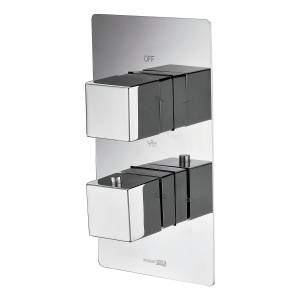 Смеситель для ванны и душа Wasserkraft Alme 1544 Thermo термостатический, хром