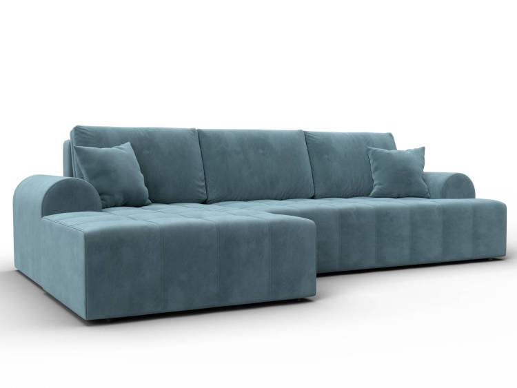 Диван угловой Лига Диванов Лига-080 134746L Бирюзовый