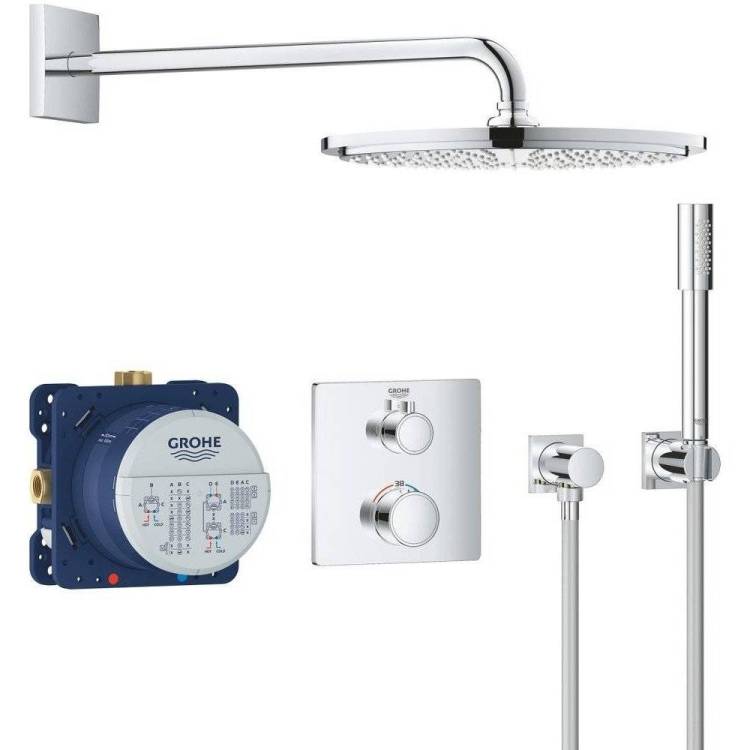 Душевой комплект Grohe Grohtherm 34730000 с термостатом, с внутренней частью