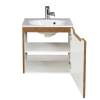 Тумба с раковиной Belbagno Etna ETNA-500-1A-SO-RN-P-R 49.6x39.2x50 Rovere Nature подвесная с одной распашной дверцей, с одной полкой, правосторонняя фото 6