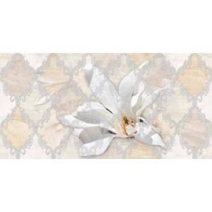 Декор Belani Дубай 4 Светло-Бежевый 25x50