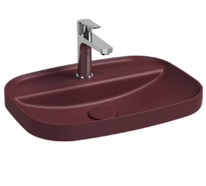 Раковина Isvea Infinity 55 10NF50055SV-2R бордовый матовый, 55x40