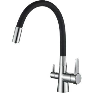 Смеситель для кухни Haiba HB76858-7 черный