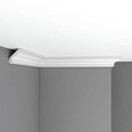 Плинтус потолочный гладкий DECOMASTER 96627 240x5x5.4