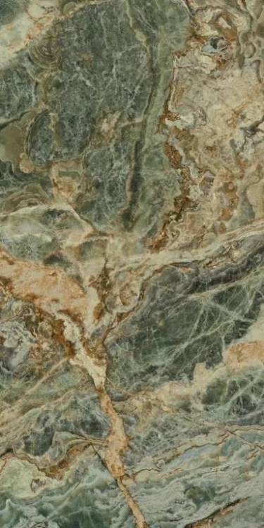 Панно Kerama Marazzi Риальто Нобиле SG593522RB/D 2 зелёный лаппатированный обрезной 119.5x238.5x0.9