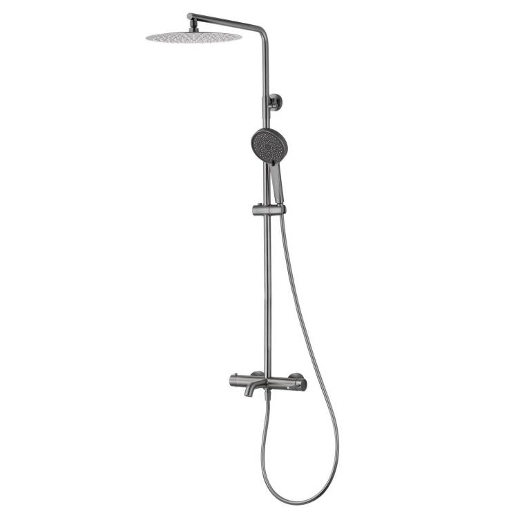 Душевая стойка Wonzon & Woghand WW-88739017-BGM темный графит