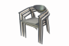 Стул Stool Group Mytel AD632090-2 d.grey+d.grey антрацит фото 6