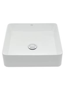 Раковина AQUAme AQM5008 настольная отдельностоящая прямоугольная 400x400x110