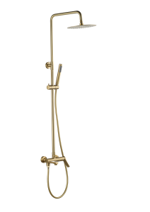 Душевая стойка ESKO Shanghai Gold ST1425SHAGold со смесителем, золотой