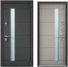 Входная стальная дверь Torex SNEGIR PRO-C PP 3917985 ЛКП Графит/ПВХ Крема 2000x880