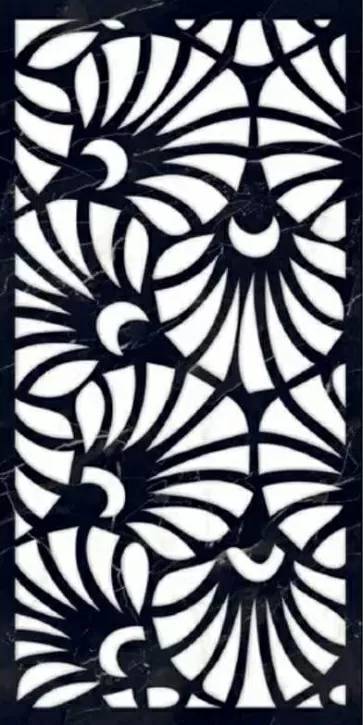 Керамогранит Art Ceramic Mira Black Decore High gloss 60x120
