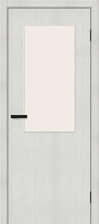 Межкомнатная дверь Bravo Браво-7 полотно Bianco Melinga, стекло Magic Fog 700x2000