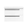 Тумба с раковиной La Fenice Elba Twin Bianco NFNC-01-ELB-B-90-2-3-90-2R белая матовая, 90 см