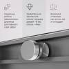 Душевой уголок AM.PM X-Joy W94G-403-12080-MТ Square Slide 120х80, матовый хром, прозрачное фото 7