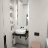 Столешница под раковину Teymi Helmi T150307 черный мрамор, 70 см фото 4