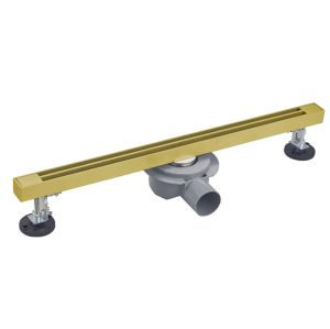 Душевой лоток Wonzon & Woghand WW-65409T-BG Золото, 900x32