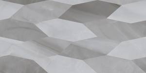 Керамическая плитка Golden Tile Lazurro 3L2251 Leaves Серый 30x60