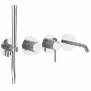 Смеситель для ванны Remer X-Style X96S03ROXXXV сталь